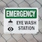 Signmission Eye Wash Station, 10 in W x Rectangle, Plastic OS-2PACK-EM-P-710-L-10318 - alternate 2